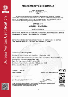 Certificat-FDI-25498162-ISO-9120-2025-2028